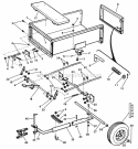 Dump Cart Diagram and Parts List for SB-13 100000001-199999999 - 1961 Lawn Boy Snow Blower